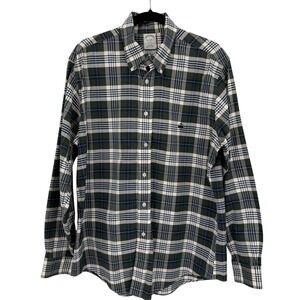 Brooks Brothers Regent Fit Plaid Button Down Men's Size L Long Sleeve Workwear
